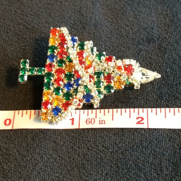 Vintage NWOT Christmas Tree Brooch - Picture 2 of 4